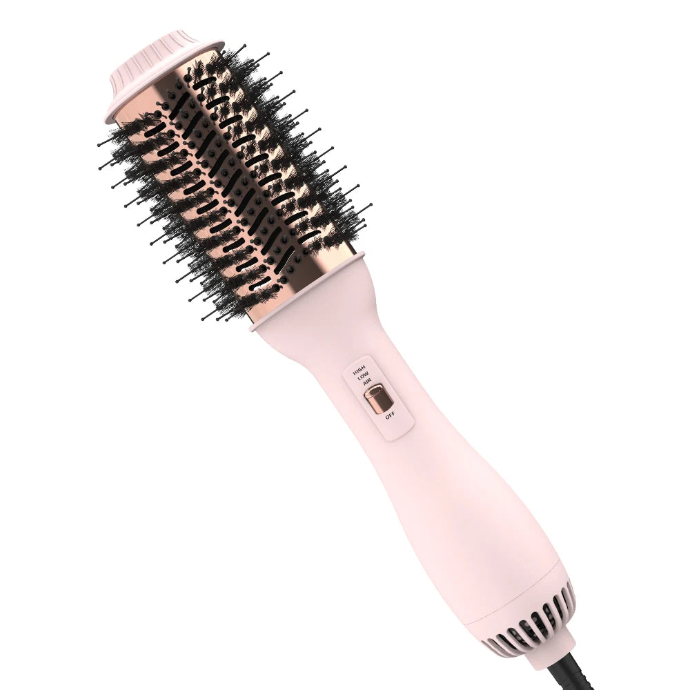 LISAPRO One-Step Hot Air Brush&Volumizer PLUS 2.0 Hair Dryer and Hair Styler New Black Golden Hair Curler Brush